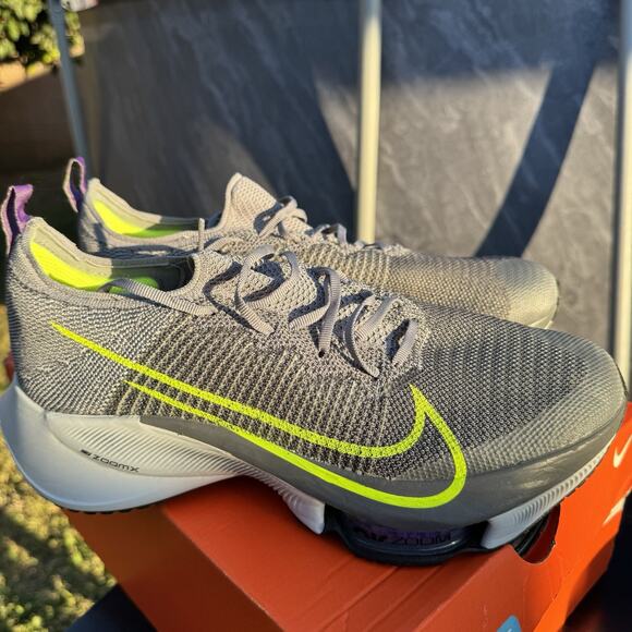 Nike Air Zoom Alphafly NEXT% Grey Blue Running Shoes Mens Size 11 FD8311-001 - Picture 1 of 14